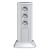 Розетка 1-м 2мод. Viva 16А IP20 2P+E с заземл. защ. шторки сер. DKC 45025