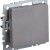 Выключатель 1-кл. СП BRITE ВС10-1-1-БрС 10А с индик. механизм сталь IEK BR-V10-1-10-K46
