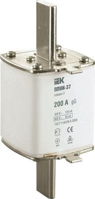 Вставка плавкая ППНИ-37 200А габарит 2 IEK DPP40-200 Вставка плавкая ППНИ-37 200А габарит 2 IEK DPP40-200