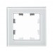 Рамка 1-м AtlasDesign Nature стекло бел. SE ATN320101