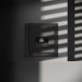 Розетка компьютерная 1-м СП S70 RJ45 кат.6 механизм черн. матов. Voltum VLS060108
