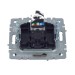 Розетка компьютерная СП RJ45 кат.5E BRITE РК10-БрШ механизм шампань IEK BR-K10-1-K37