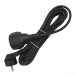 Удлинитель-шнур 1х5м с заземл. 16А IP20 ПВС 3х1 черн. DOMTOK 2359