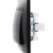 Выключатель 2-кл. 1п СП Mira 10А IP20 со вставкой черн. бархат LEZARD 701-4242-101