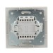 Выключатель 1-кл. СП Mira 10А IP20 с подсветкой с бел. вставкой бел. LEZARD 701-0202-111