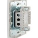 Выключатель 1-кл. СП Mira 10А IP20 с подсветкой с бел. вставкой бел. LEZARD 701-0202-111