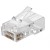 Вилка RJ45 Q-PLUG кат.6 UTP для полевой установки без цвета (уп.50шт) Eurolan 13A-U6-11WT
