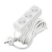 Удлинитель 3х5м без заземл. 10А IP20 2.2кВт ПВС 2х1 бел. DOMTOK 2352