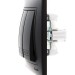 Выключатель 3-кл. 1п СП Mira 10А IP20 со вставкой черн. бархат LEZARD 701-4242-109