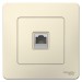 Розетка компьютерная 1-м СП Blanca RJ45 кат.5E молочн. SE BLNIS045002