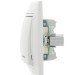 Выключатель 2-кл. СП Mira 10А IP20 с подсветкой с бел. вставкой бел. LEZARD 701-0202-112