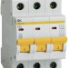 Выключатель автоматический модульный 3п B 63А 4.5кА ВА47-29 IEK MVA20-3-063-B