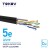 Кабель витая пара U/UTP 4х2х24AWG кат.5E наружный+трос 500м TOKOV ELECTRIC TKE-C05-U/UTP-42-5E-500-ODC
