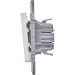 Выключатель 2-кл. Inspiria 10А IP20 250В 10AX механизм бел. IEK 673620