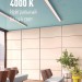 Лампа светодиодная 20Вт T8 линейная 4000К нейтр. бел. G13 220В 1200мм glass КОСМОС Lksm_LED20wG13T840GL