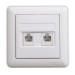 Розетка телефонная 2-м СП W59 RJ11 1А бел. SchE RSI-251TT-18(РСИ-251TT-18)