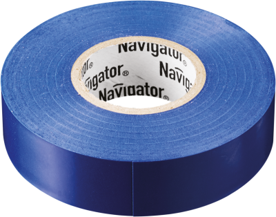 Изолента ПВХ 15мм (рул.20м) син. NIT-B15-20/B Navigator 71107 Изолента ПВХ 15мм (рул.20м) син. NIT-B15-20/B Navigator 71107