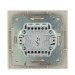 Выключатель 1-кл. СП Mira 10А IP20 со вставкой крем. LEZARD 701-0303-100