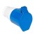 Розетка кабельная 32А 220В 2Р+РЕ IP44 (223) EKF ps-223-32-220
