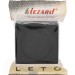 Розетка 1-м ОП LETO с заземл. с крышкой LETO ПБТ черн. бархат LEZARD 752-4200-123B