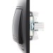 Выключатель 2-кл. 1п СП Mira 10А IP20 с подсветкой со вставкой черн. бархат LEZARD 701-4242-112