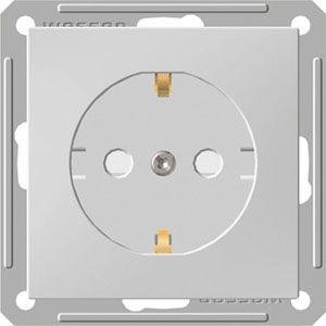 Розетка 1-м СП W59 16А IP20 с заземл. защ. шторки механизм бел. SE RS16-152-1-86 Розетка 1-м СП W59 16А IP20 с заземл. защ. шторки механизм бел. SE RS16-152-1-86