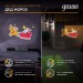 Проектор светодиодный Holiday Дед Мороз анимирован. картинка IP44 GAUSS HL090