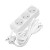 Удлинитель 3х3м без заземл. 10А IP20 2.2кВт ПВС 2х0.75 бел. DOMTOK 2371
