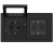 Рамка 2-м СП FLITE Рпро-2-55-ФлЧ IP55 черн. IEK FI-M20-32-55-K02