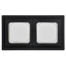 Рамка 2-м СП FLITE Рпро-2-55-ФлЧ IP55 черн. IEK FI-M20-32-55-K02