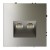Розетка компьютерная 2-м СП S70 RJ45 + RJ45 кат.6 механизм шелк Voltum VLS060204