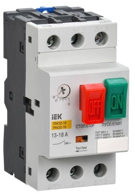 Пускатель ПРК32-18 In18А Ir13-18А Ue 660В IEK DMS11-018 Пускатель ПРК32-18 In18А Ir13-18А Ue 660В IEK DMS11-018