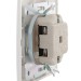 Розетка 1-м СП Mira 16А IP20 без заземл. с бел. вставкой керамика бел. LEZARD 701-0202-121