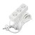 Удлинитель 3х5м без заземл. 10А IP20 2.2кВт ПВС 2х0.75 бел. DOMTOK 2372