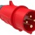 Вилка эл. каб. 16А 3P+PE 380В IP44 MAGNUM ССИ-014 IEK PSN02-016-4