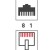 Джек компьютерный RJ45 (8P8C) кат.5E с экраном (уп.100шт) Rexant 05-1023