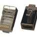 Джек компьютерный RJ45 (8P8C) кат.5E с экраном (уп.100шт) Rexant 05-1023