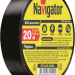 Изолента ПВХ 19мм (рул.20м) черн. NIT-A19-20/BL Navigator 71110