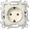 Розетка 1-м СП Simon 24 16А IP20 2P+E Push&amp;Go без защ. шторок механизм сл. кость Simon 2420434-031