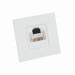 Розетка компьютерная 1-м W45 RJ45 кат.5E для кабель-канала механизм бел. SE RIN-144K5E-B