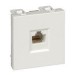 Розетка компьютерная 1-м W45 RJ45 кат.5E для кабель-канала механизм бел. SE RIN-144K5E-B