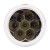 Фонарь аккумуляторный ручной AccuF2-L07-bk 7LED 2 режима: 100проц./25проц. аккум. 0.4А.ч выдвижная вилка индикатор зарядки черн. ФАZА 5000810