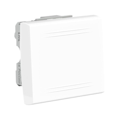 Выключатель 1-кл. 1п 2мод. Viva 16А IP20 бел. DKC 45021