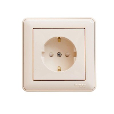 Розетка 1-м СП W59 16А IP20 с заземл. защ. шторки в сборе сл. кость SE RS16-152-28 Розетка 1-м СП W59 16А IP20 с заземл. защ. шторки в сборе сл. кость SE RS16-152-28