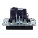 Розетка BRITE РС14-1-0-БрЧ 16А с заземл. защ. шторки механизм черн. IEK BR-R14-16-K02