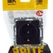 Розетка BRITE РС14-1-0-БрЧ 16А с заземл. защ. шторки механизм черн. IEK BR-R14-16-K02