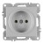 Розетка 1-м СП LAVIN/KAREN 16А IP20 без заземл. механизм сер. ARVIA 50 03 2000 215