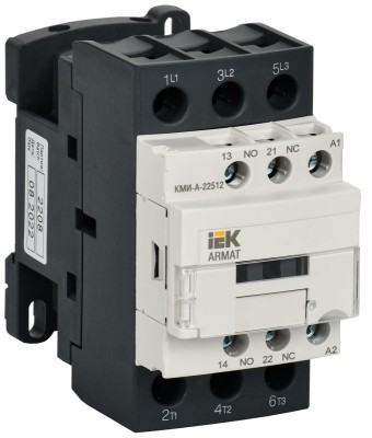 Контактор КМИ-А-22512 LC1D 25А кат. 24В AC 1НО+1НЗ AC-3 IEK AR-ACC-21-025-024-11 Контактор КМИ-А-22512 LC1D 25А кат. 24В AC 1НО+1НЗ AC-3 IEK AR-ACC-21-025-024-11