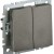 Выключатель 2-кл. СП BRITE ВС10-2-0-БрТБ 10А механизм бронза IEK BR-V20-0-10-K45