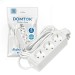 Удлинитель 3х5м с заземл. 10А IP20 2.2кВт ПВС 3х0.75 бел. DOMTOK 2376